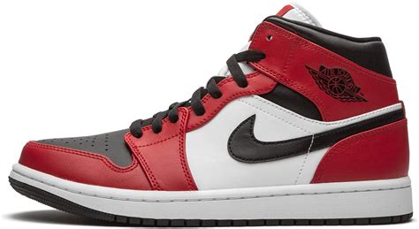 nike air jordan 1 mid weiß rot|Air Jordan 1 mid top.